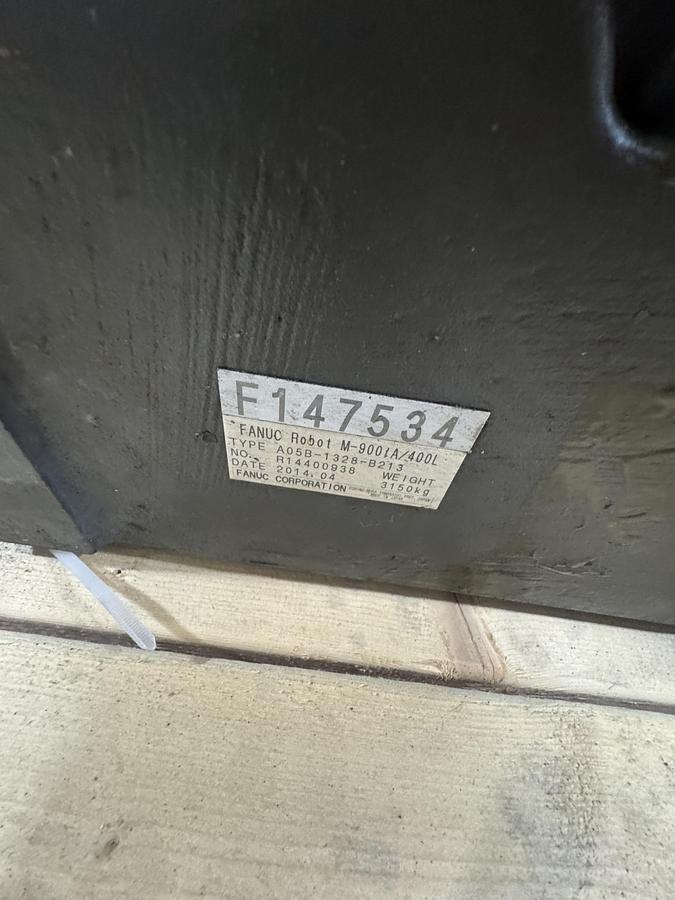 Used FANUC M900iA/400L 6 AXIS ROBOT WITH R-30iA CONTROL FOR SALE