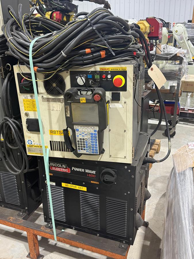 Used FANUC ARC MATE 100iC/12 6 AXIS MIG WELDING ROBOT WITH R-30iB CONTROL