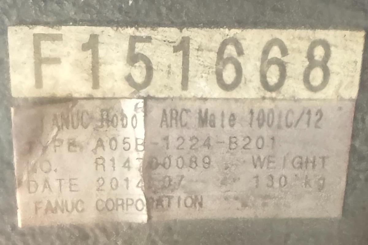 Used FANUC ARC MATE 100iC 6 AXIS MIG WELDING ROBOT WITH R-30iB CONTROL