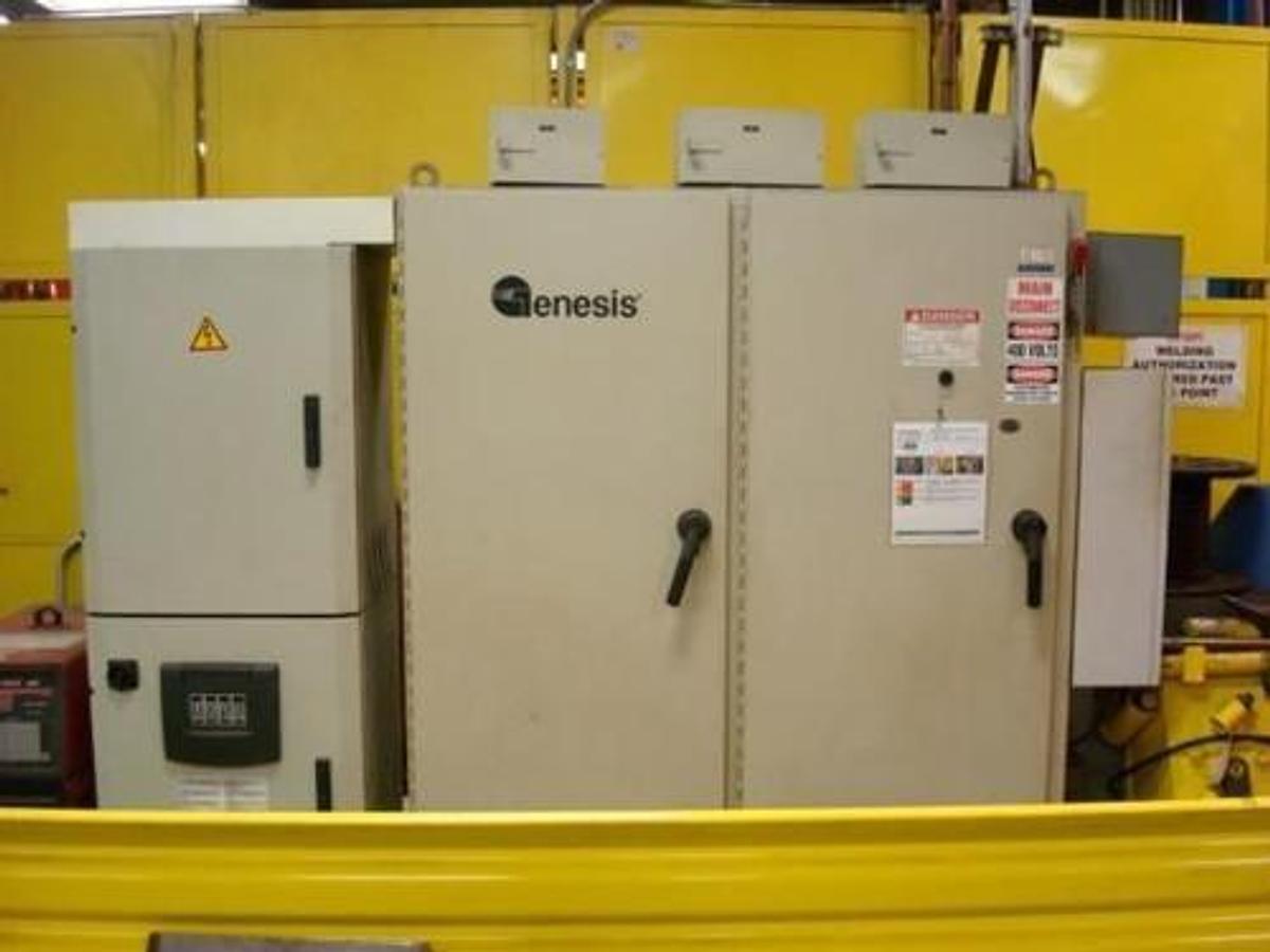 Used GENESIS DUAL TRUNNION ROBOTIC WELD CELL WITH KUKA KR 30 L15/2 ROBOT