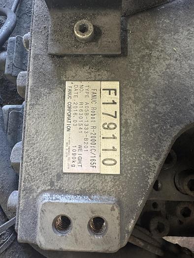 Used FANUC R-2000iC/165F ROBOT WITH R-30iB 7TH & 8 AXIS CONTROL ON 3 METER RTU WITH SERVO SPOT WELD GUN 2 UNITS AVAILABLE