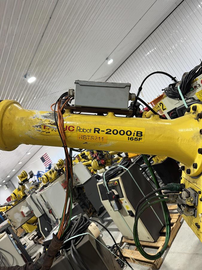 Used FANUC R-2000iB/165F 6 AXIS ROBOT WITH R-30iA CONTROLLER