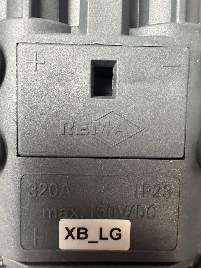 CABLE SET WITH RIMA CONNECTOR. RIMA CONNECTOR 320 AMP/ 150 VOLT 