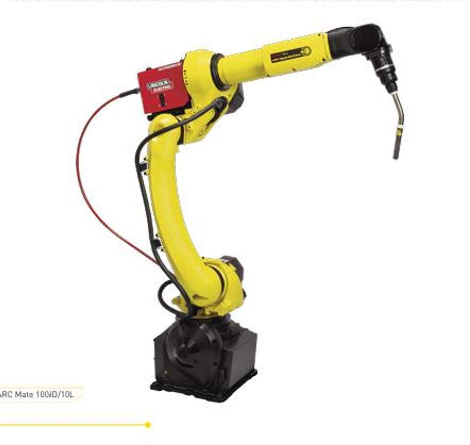 NEVER USED FANUC ARCMATE 100iD/10L, R-30iB PLUS CONTROLLER, PENDANT, AND CABLES