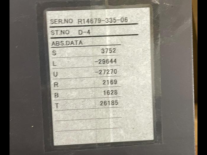 Used YASKAWA MOTOMAN MH5F 6 AXIS ROBOT WITH FS100 CONTROLLER 5KG X 1193MM VERTICAL REACH