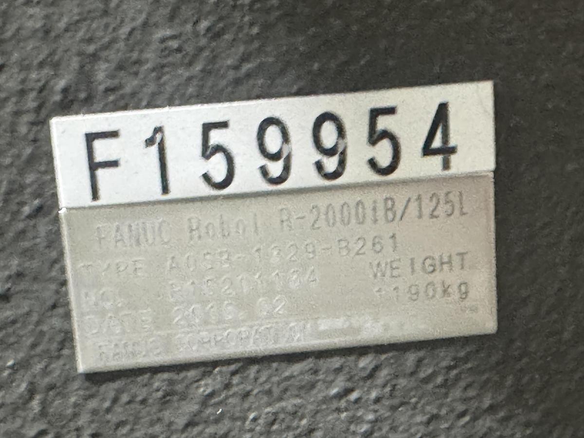 Used FANUC R-2000iB/125L ROBOT STAND MOUNTED ON 61' FANUC GEN VI RTU WITH R-30iB CONTROLLER