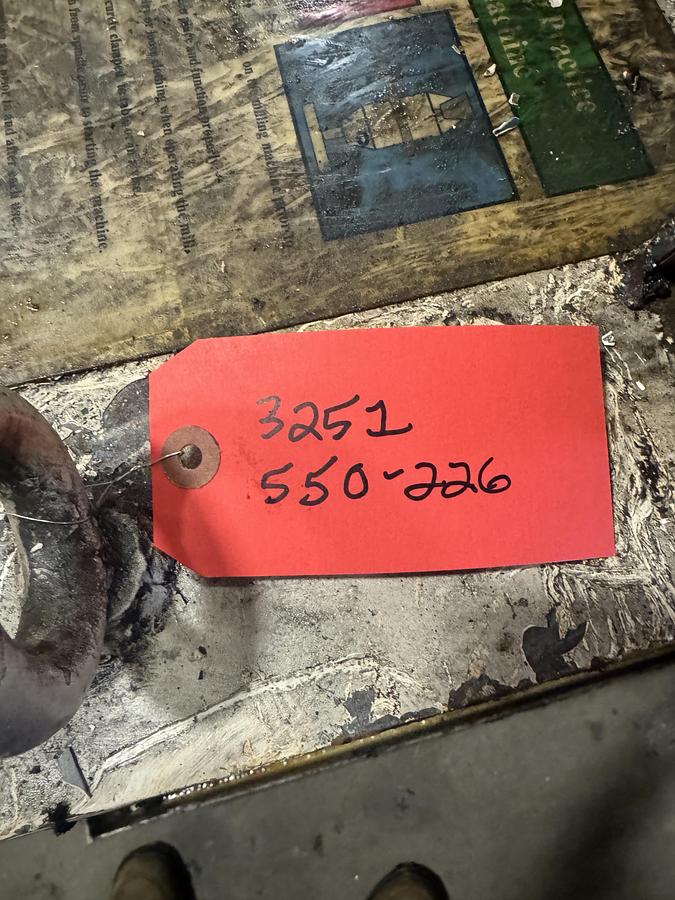 Used EXCELLO 3251S 48" SPLINE ROLLER WITH UNDER ARM SUPPORT AND 40 HP MAIN MOTOR