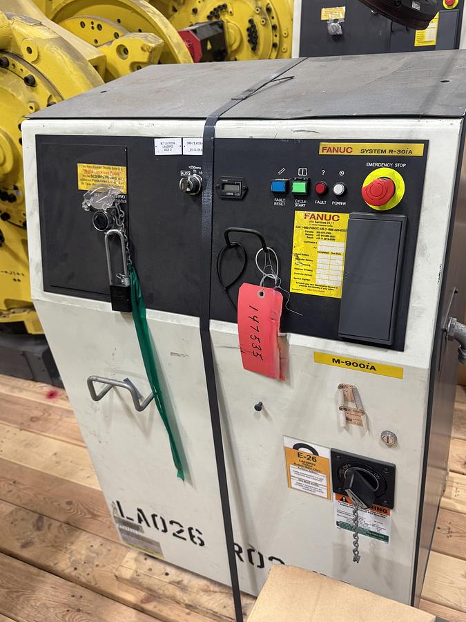 Used FANUC M900iA/400L 6 AXIS ROBOT WITH R-30iA CONTROL FOR SALE