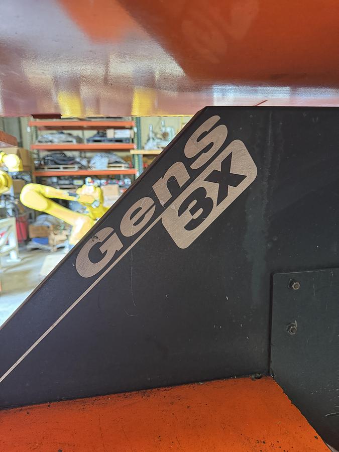 Used GENESIS SYSTEM 3X DUAL TRUNION MIG WELDING CELL WITH 2 ARC MATE 100iC R-30iB ROBOTS