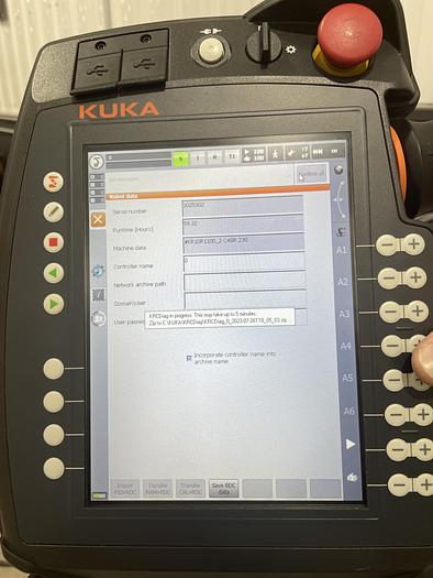Used KUKA KR 10 R 1100 6 AXIS ROBOT WITH KRC4 CONTROLLER