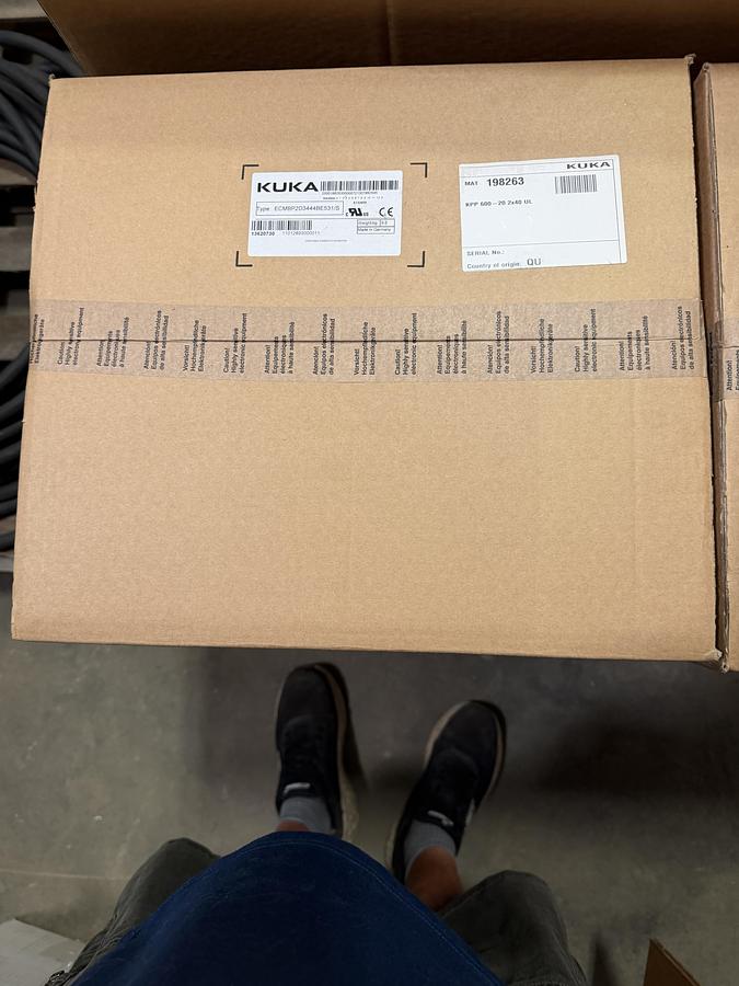 Kuka Servo Drive Art No. 00198263 KPP 600-20-2x40 Type: ECMBP2D3444BE531
