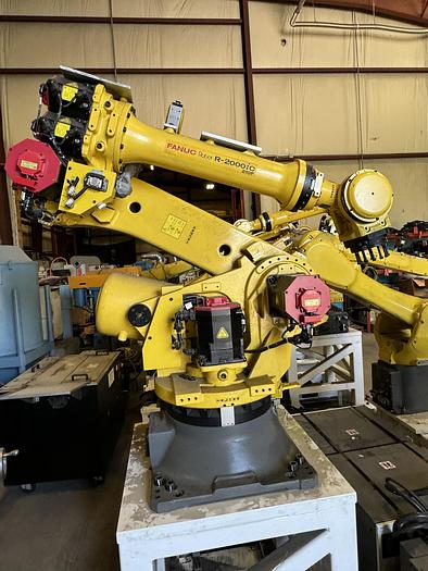 Used FANUC R-2000iC/210F 6 AXIS ROBOT WITH R-30iB CONTROLLER