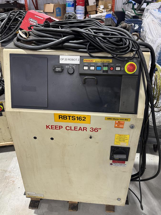 Used FANUC ARC MATE 100iBe ARC WELDING ROBOT WITH RJ3iB CONTROL