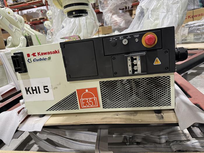 Used KAWASAKI RS020N 6 AXIS 20KG X 1725MM REACH ROBOTS WITH E01 CONTROLLERS AND CUBIC S