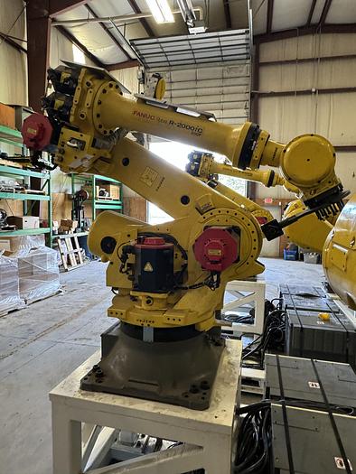 Used FANUC R-2000iC/210F 6 AXIS ROBOT WITH R-30iB CONTROLLER