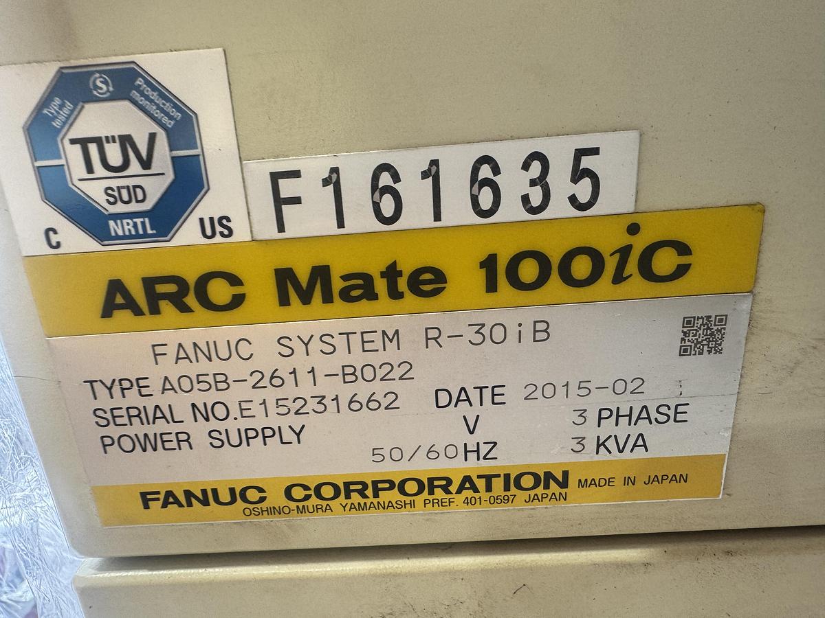 Used 2015 GENESIS/FANUC DUAL ARCMATE 100iC/12 DUAL TRUNNION WELDING CELL 2015