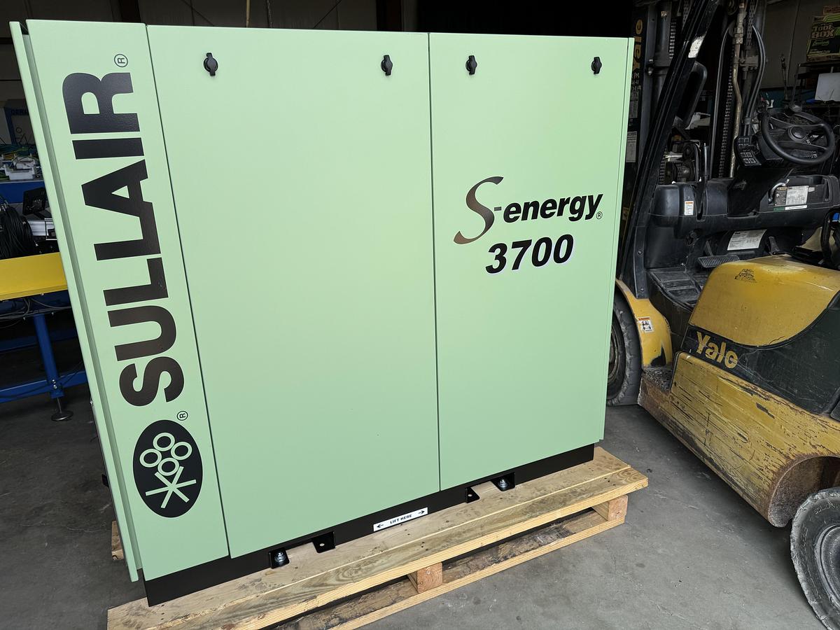 SULLAIR 50 HP AIR COMPRESSOR S-ENERGY 3700 NEW 2023 NEVER USED