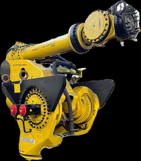 Used FANUC M2000iA/900L 6 AXIS MONSTER ROBOT WITH R30iB CONTROLLER 900 kg x 4683 mm REACH