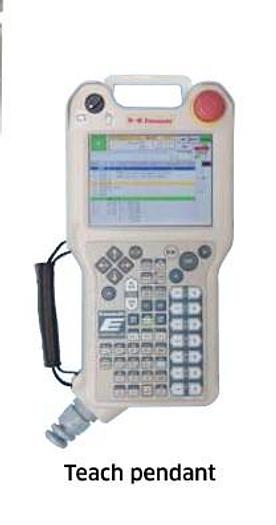 BRAND NEW KAWASAKI BA006L ROBOT WITH E01 CONTROLLER, TEACH PENDANT, CABLES, AND 14 MONTH WARRANTY