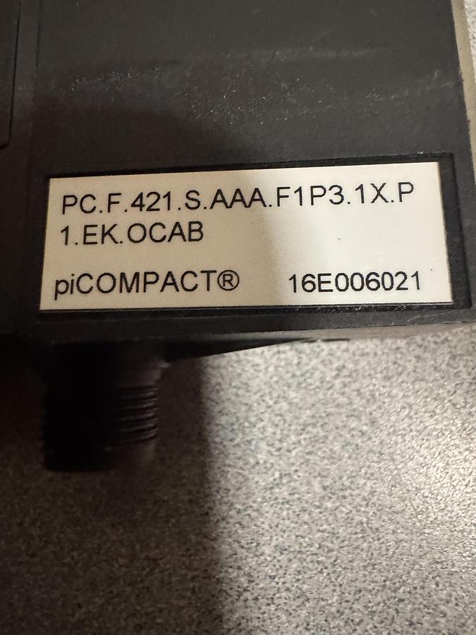 Used PIAB piCOMPACT VACUME PUMP P/N: PC.F.421.S.AAA.F1P3.1X.P1.EK.OCAB