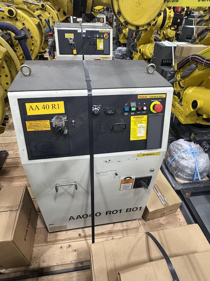 Used FANUC M-900iA/400L 6 AXIS ROBOT WITH R-30iA CONTROL FOR SALE