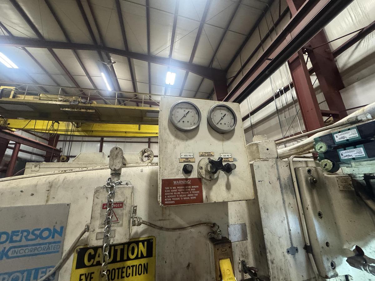 Used ANDERSON COOK MODEL 350S 48" SPLINE ROLLER