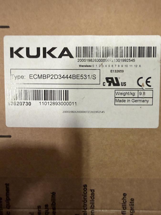 Kuka Servo Drive Art No. 00198263 KPP 600-20-2x40 Type: ECMBP2D3444BE531