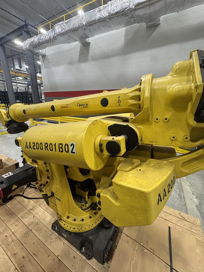Used FANUC M900iA/400L 6 AXIS ROBOT WITH R-30iA CONTROL FOR SALE
