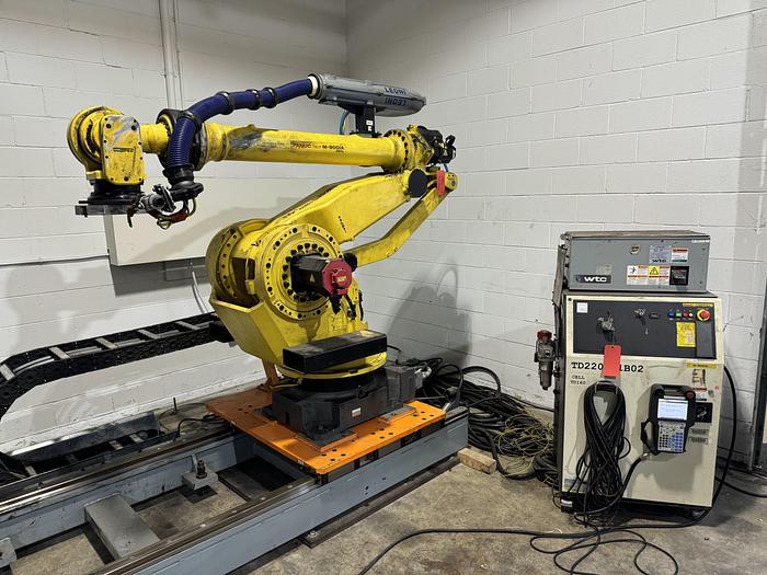 Used FANUC M-900iA/260L ROBOT ON 10' RTU WITH R-30iA CONTROLLER 