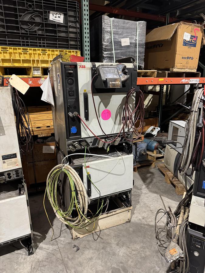 Used Used Dual Arm ABB IRB 1600ID 4/1.5 Mig Welding Robot SN 105407 New 2017 2 Arms Master Slave One Price