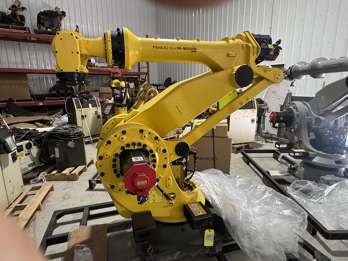 Used Fanuc M-900iB/360 Robot, R-30iB Plus Controller, 2020, Warranty