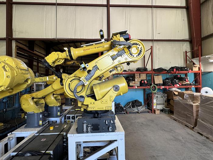 Used FANUC R-2000iC/210F 6 AXIS ROBOT WITH R-30iB CONTROLLER