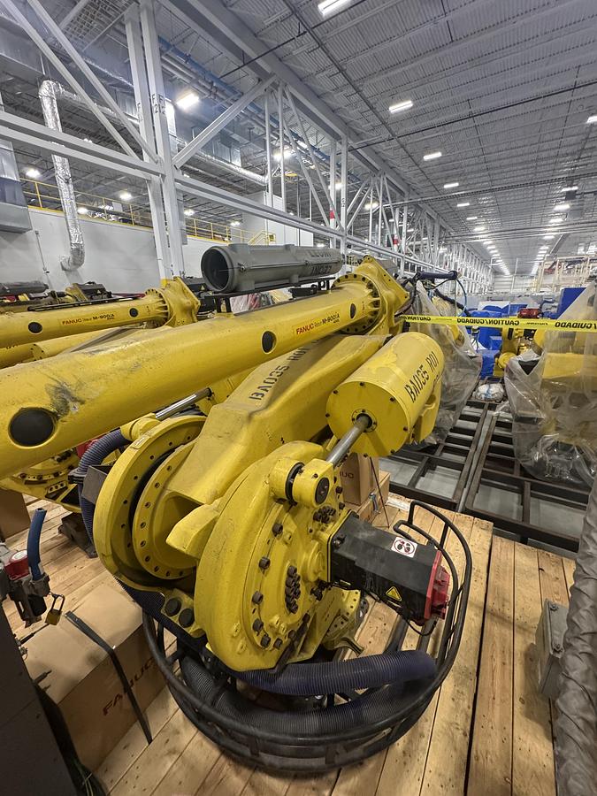 Used FANUC M-900iA/400L 6 AXIS ROBOT WITH R-30iA CONTROL FOR SALE