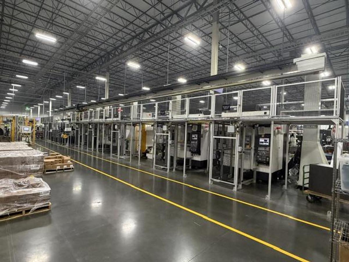 Used GUDEL GANTRY SYSTEM FOR UNDER MOUNT FANUC M-710IC SERIES ROBOT 108' TRAVEL 2023!