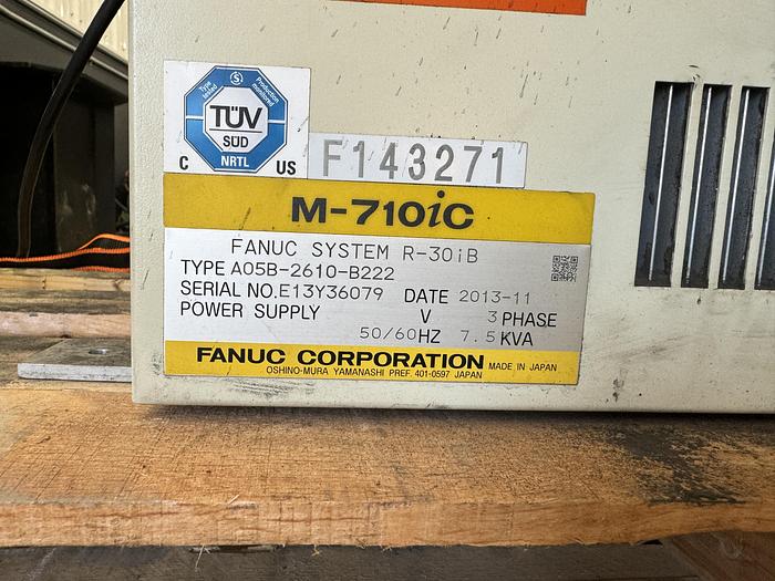 Used FANUC M-710iC/50 6 AXIS ROBOT WITH R-30iB CONTROLLER