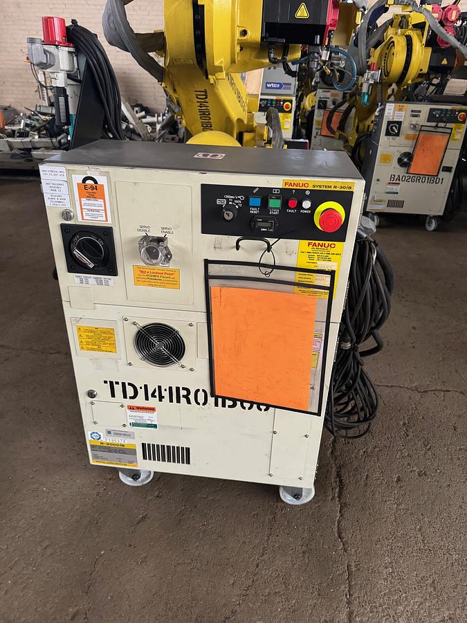 Used FANUC R-2000iB/210F 6 AXIS ROBOT WITH R-30iB CONTROL FOR SALE, MULTIPLE UNITS IN STOCK!