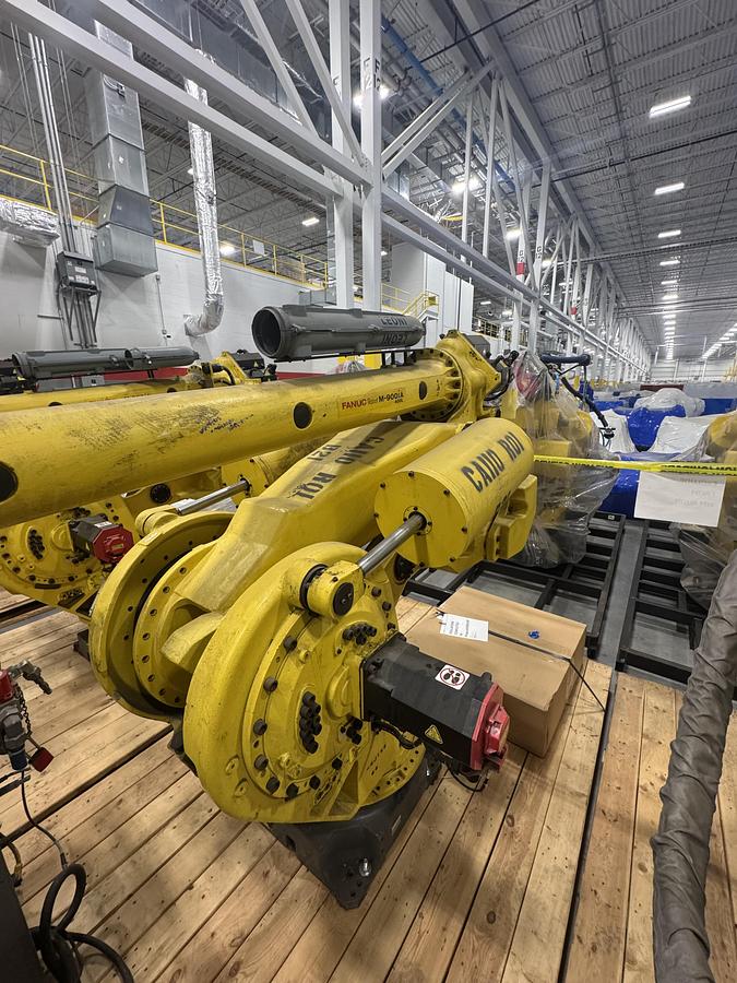 Used FANUC M900iA/400L 6 AXIS ROBOT WITH R-30iA CONTROL FOR SALE