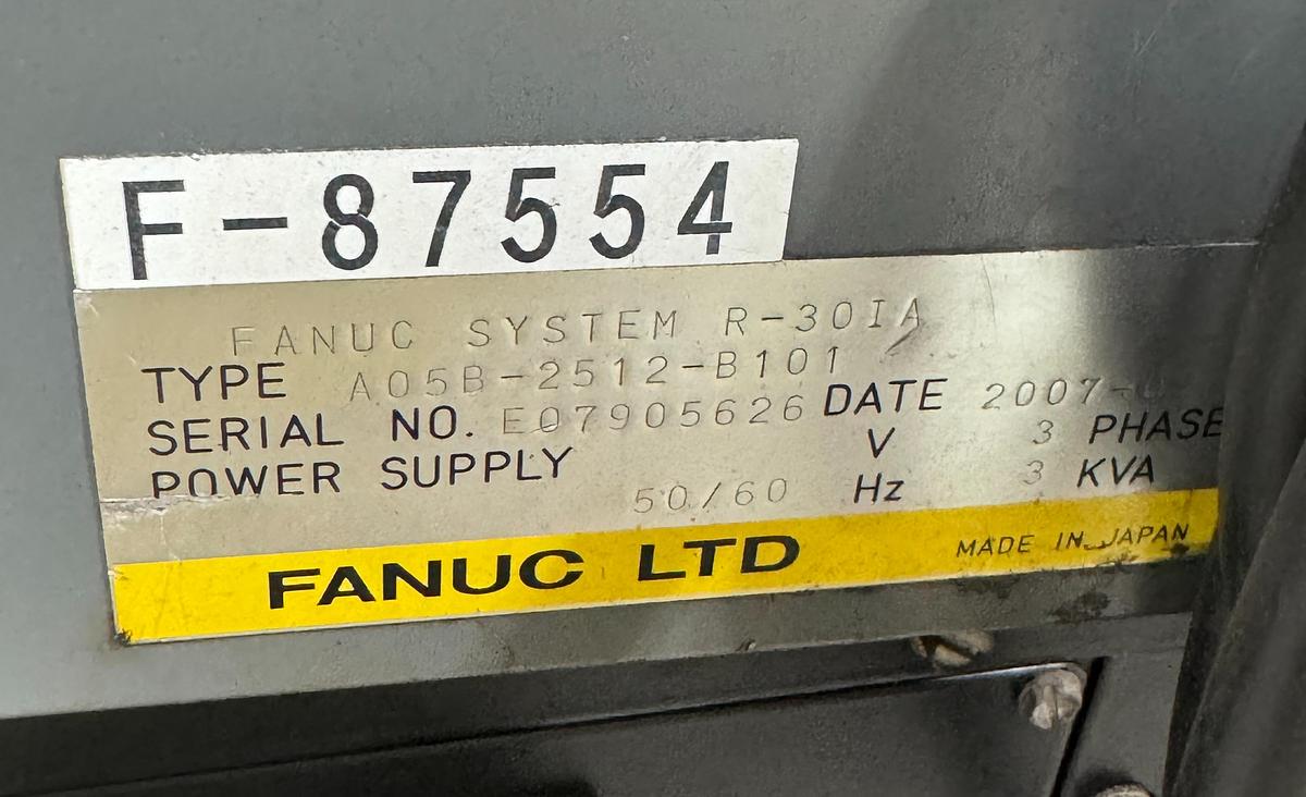 Used FANUC ARC MATE 120iBe 6 AXIS ARC WELDING ROBOT WITH R-30iA CONTROLLER