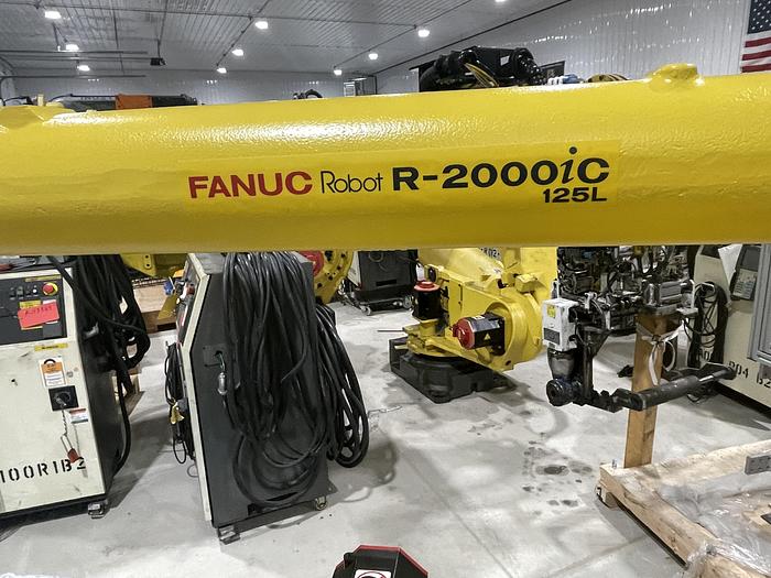 Used FANUC R-2000iC/125L 6 AXES ROBOT WITH FANUC R--30iB PLUS CONTROLLER