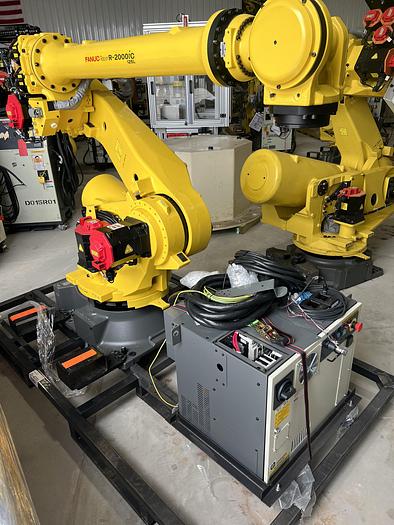 Used FANUC R-2000iC/125L 6 AXES ROBOT WITH FANUC R--30iB PLUS CONTROLLER