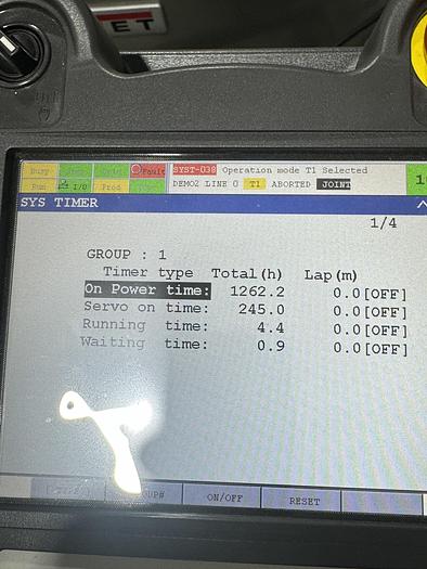 Used FANUC LR MATE 200iD/7L 6 AXIS ROBOT 4 HOURS USE LIKE NEW WITH R-30iB MATE CONTROLLER