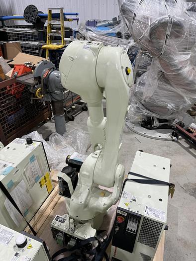 Used KAWASAKI RS020N 6 AXIS 20KG X 1725MM REACH ROBOTS WITH E01 CONTROLLERS AND CUBIC S