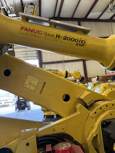 Used FANUC R-2000iC/210F 6 AXIS ROBOT WITH R-30iB CONTROLLER