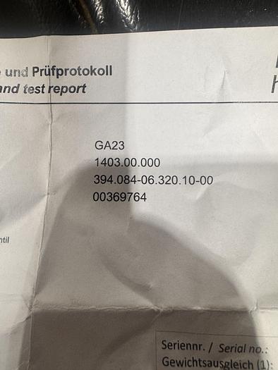 NEW-KUKA ROBOT BODY GA23 COUNTERBALANCING SYSTEM ARTICLE: 00369764