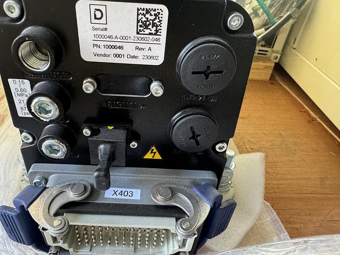 Used KAWASAKI RS007L ROBOTS NEW NEVER USED WITH F CONTROLLERS, TEACH PENDANTS, AND CABLES