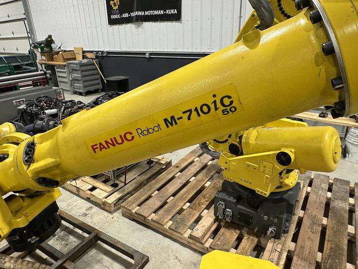 Used FANUC M-710iC/50 6 AXIS ROBOT WITH R-30iB CONTROLLER
