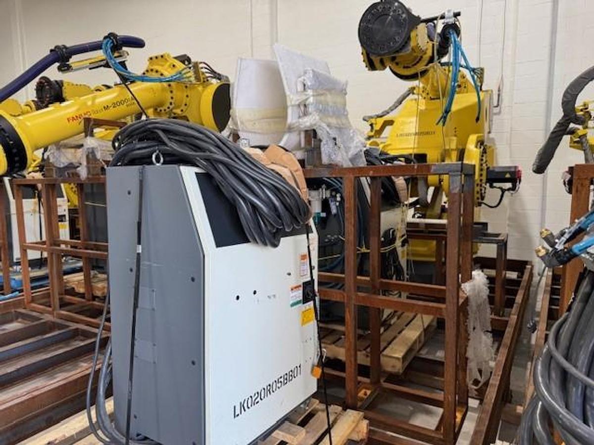 Used FANUC M-2000iA/900L 6 AXIS MONSTER ROBOT WITH R-30iB CONTROL FOR SALE