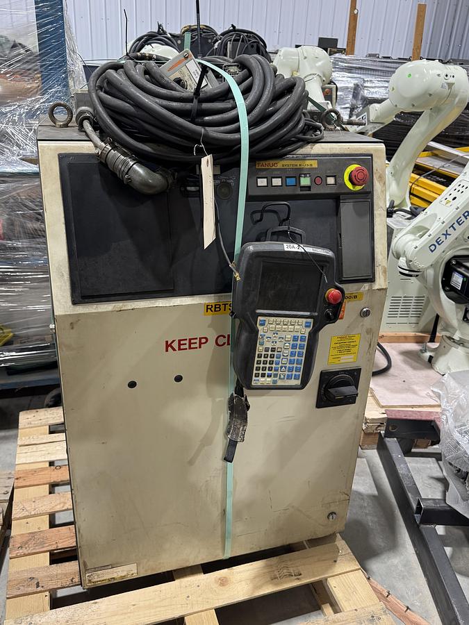 Used FANUC ARC MATE 100iB MIG WELDING ROBOT WITH RJ3iB CONTROL