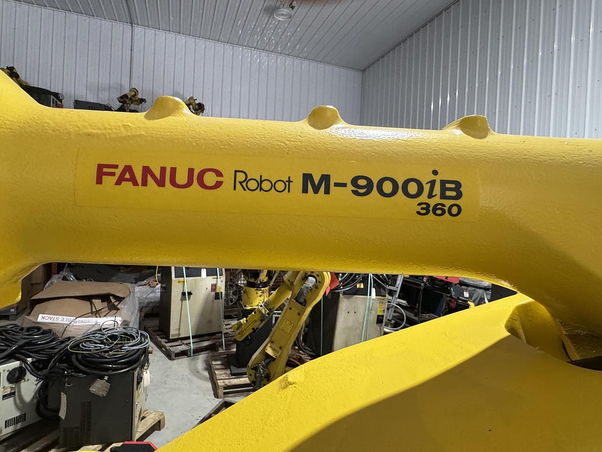 Used Fanuc M-900iB/360 Robot, R-30iB Plus Controller, 2020, Warranty