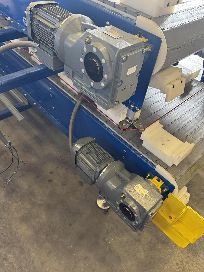 Used Zeta Group Engineering Double Stack Motorized Conveyor Systems